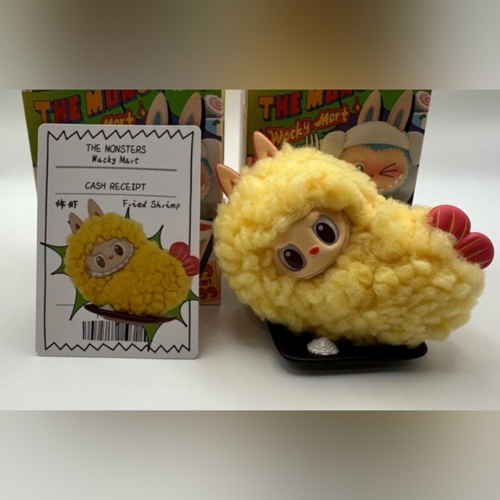 Pop Mart The Monsterd /Wacky Mart "Fried Shrimp- Box Open, Bag Sealed - Picture 10 of 16